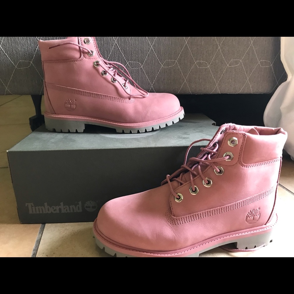 Pink Timberland Boots